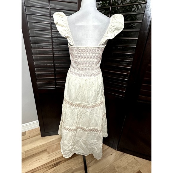 Madewell Cream Maxi Dress - Picture 5 of 9